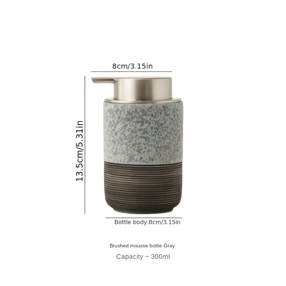 Matte Ceramic Soap Dispenser for Bathroom and Kitchen