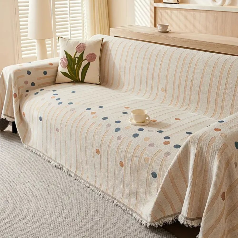 Chenille Bohemian Sofa Cover for Stylish Protection