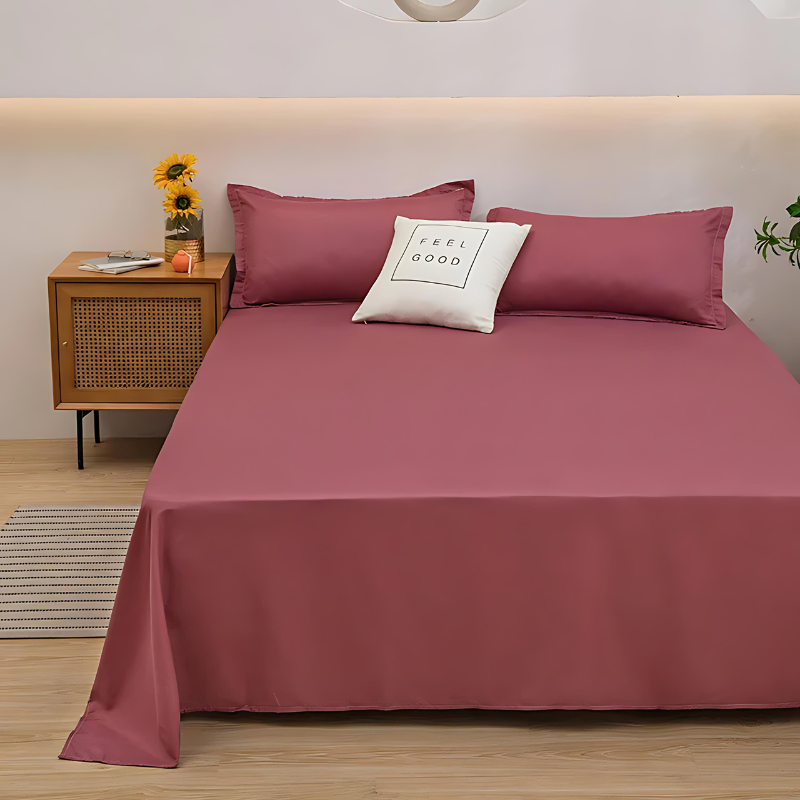 Premium Linen Fitted Bed Sheet - Breathable and Durable