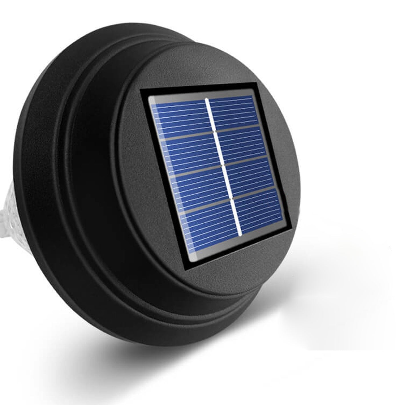Solar Waterproof LED Outdoor Garden Light - Modern Circular Design