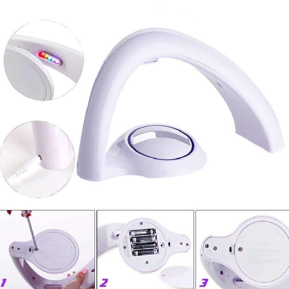 Rainbow LED Night Light Projector with Auto Shut-Off