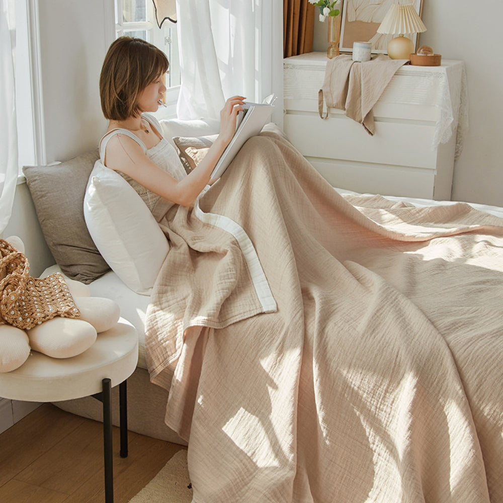 Deluxe Multi-Layer Muslin Cotton Blanket