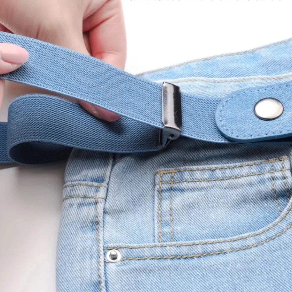 Adjustable Elastic No Buckle Belt for Comfortable Fit
