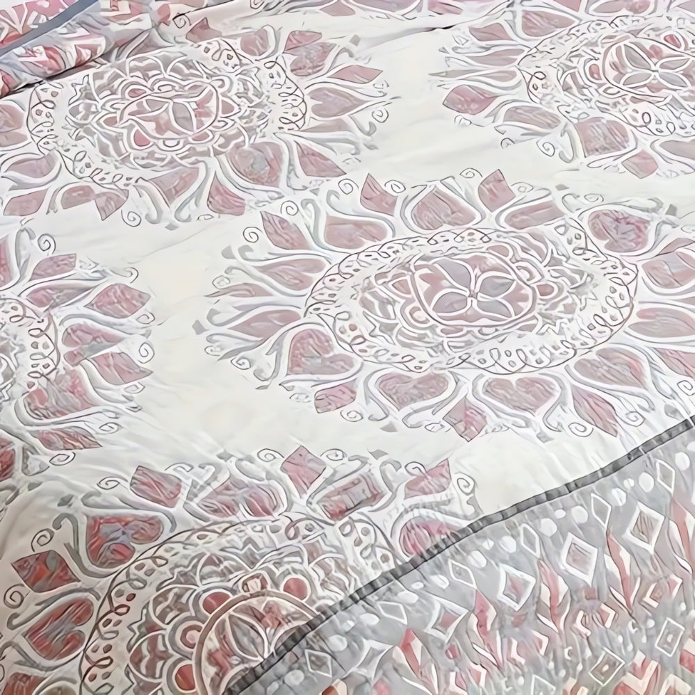 Floral Cotton Muslin Comfort Blanket