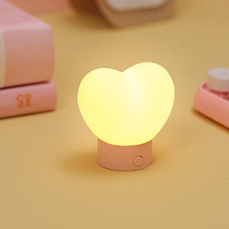 Heart Shaped LED Night Light with Magnetic Battery or USB Connection