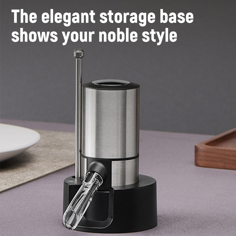 Electric Wine Aerator Pourer with Single-Button Control