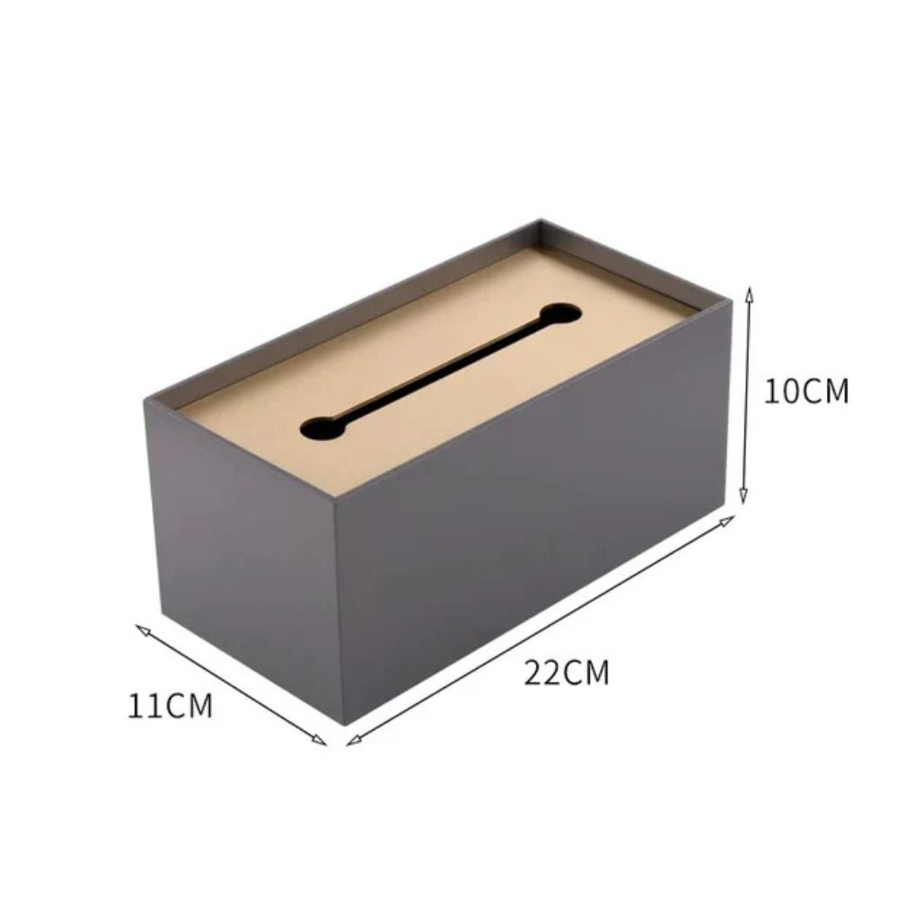 Sleek Iron Tissue Holder Box