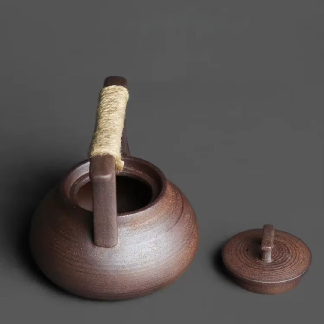 Ceramic Teapot with Warmer for Cozy Tea Moments