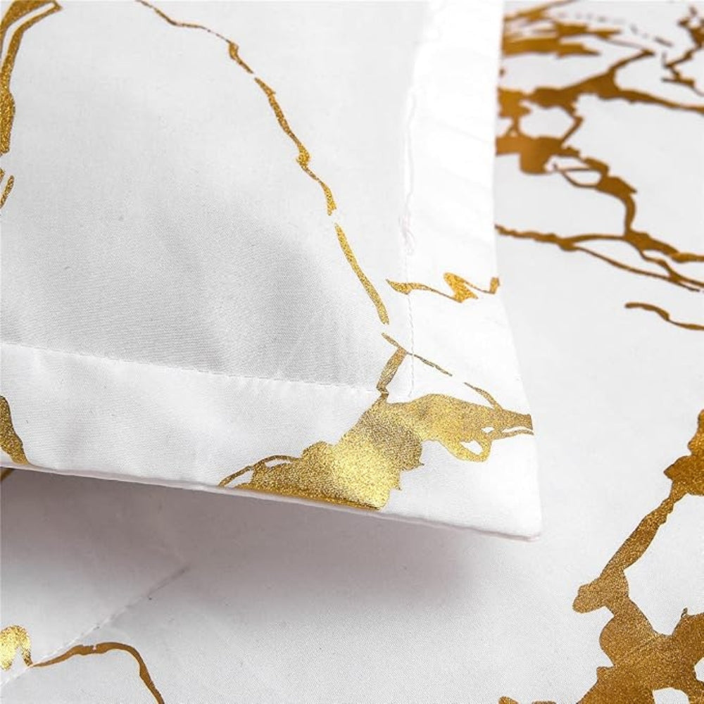 Lux Marble Duvet Cover Set with Pillowcases
