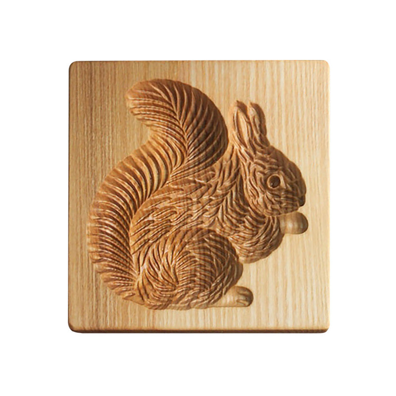 Wooden Cookie Cutter for Gingerbread and Pastries - Non-Stick Beech Wood Design
