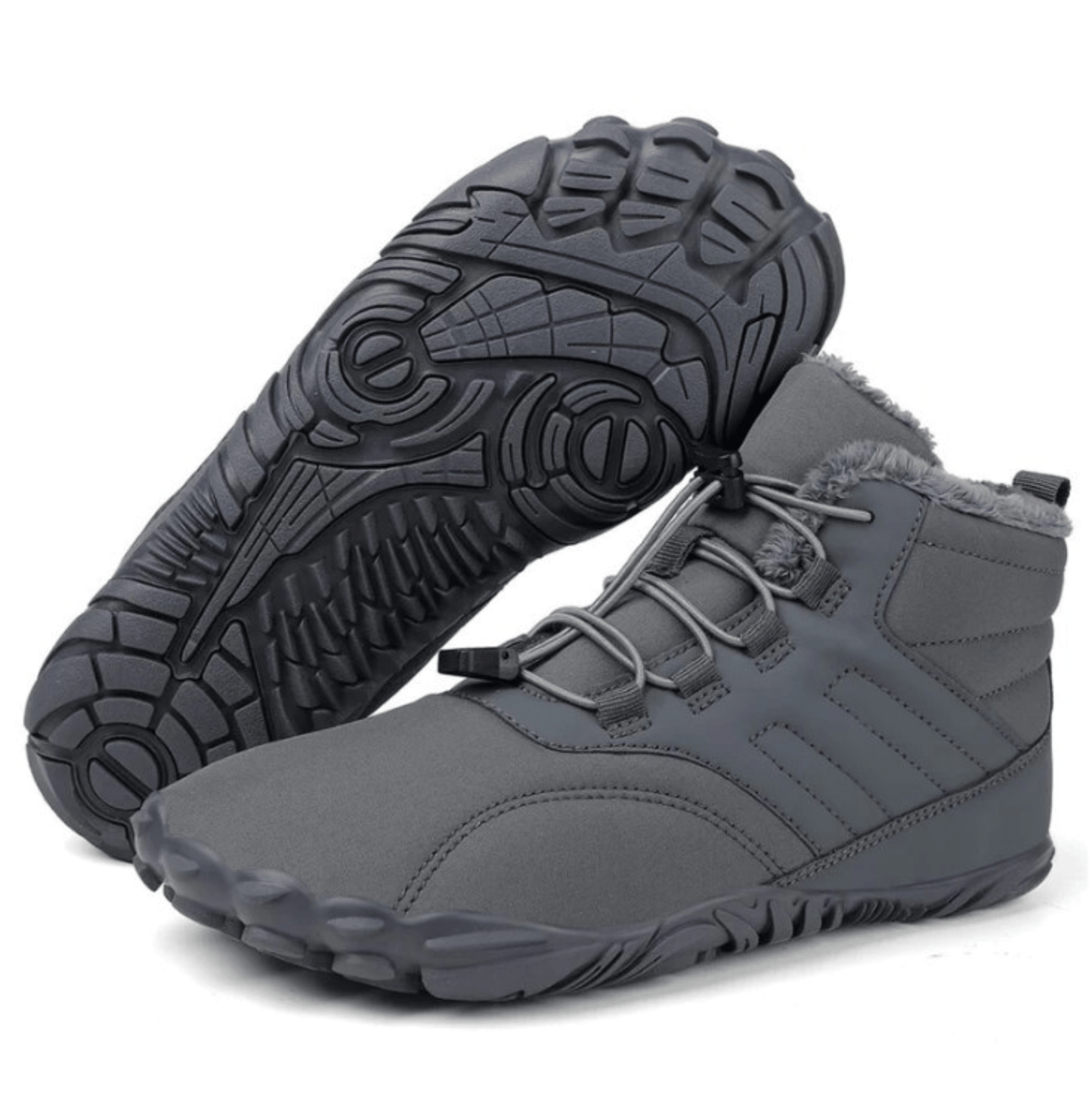Unisex Winter Barefoot Shoes with Anti-Slip Traction
