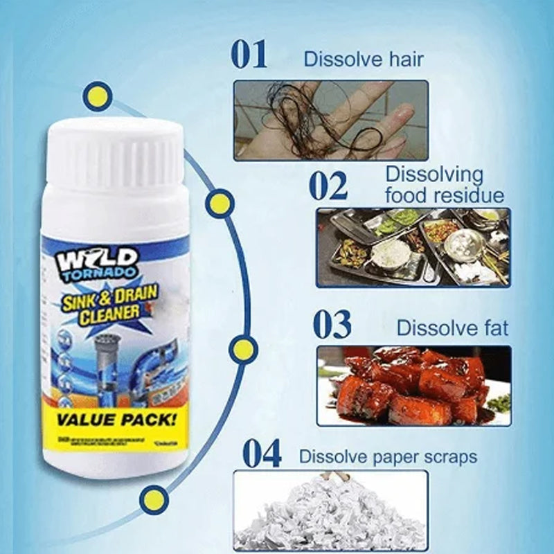 Powerful Foam Sink and Drain Cleaner