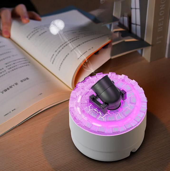 Lava Cannon Humidifier and Aroma Diffuser with LED Night Light