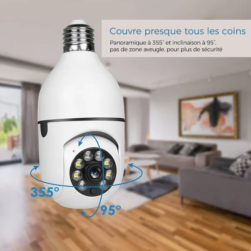 Wireless Wi-Fi Security Camera with Motion Detection and Night Vision