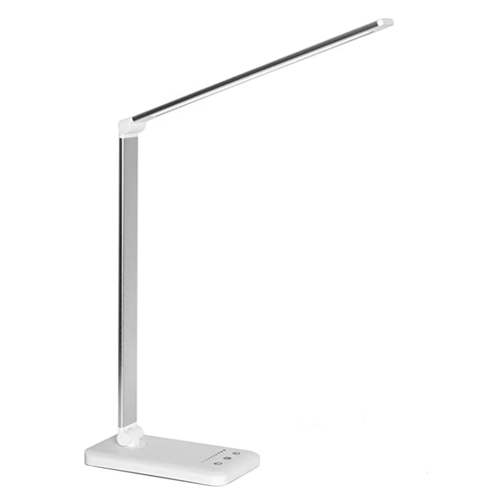LED Desk Lamp with USB Charging, 5 Brightness Levels and Touch Control