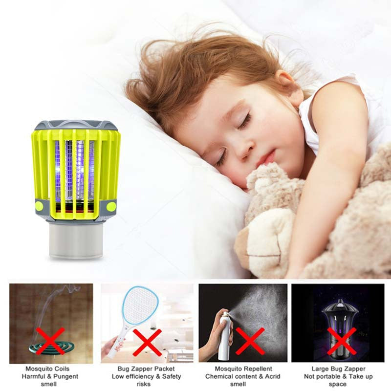 Rechargeable 3-in-1 Mosquito Extermination Lamp