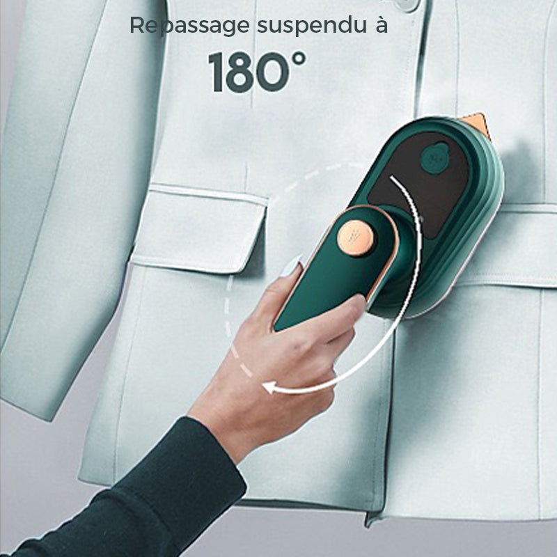 Portable 2-in-1 Steam Iron with Triangular Design