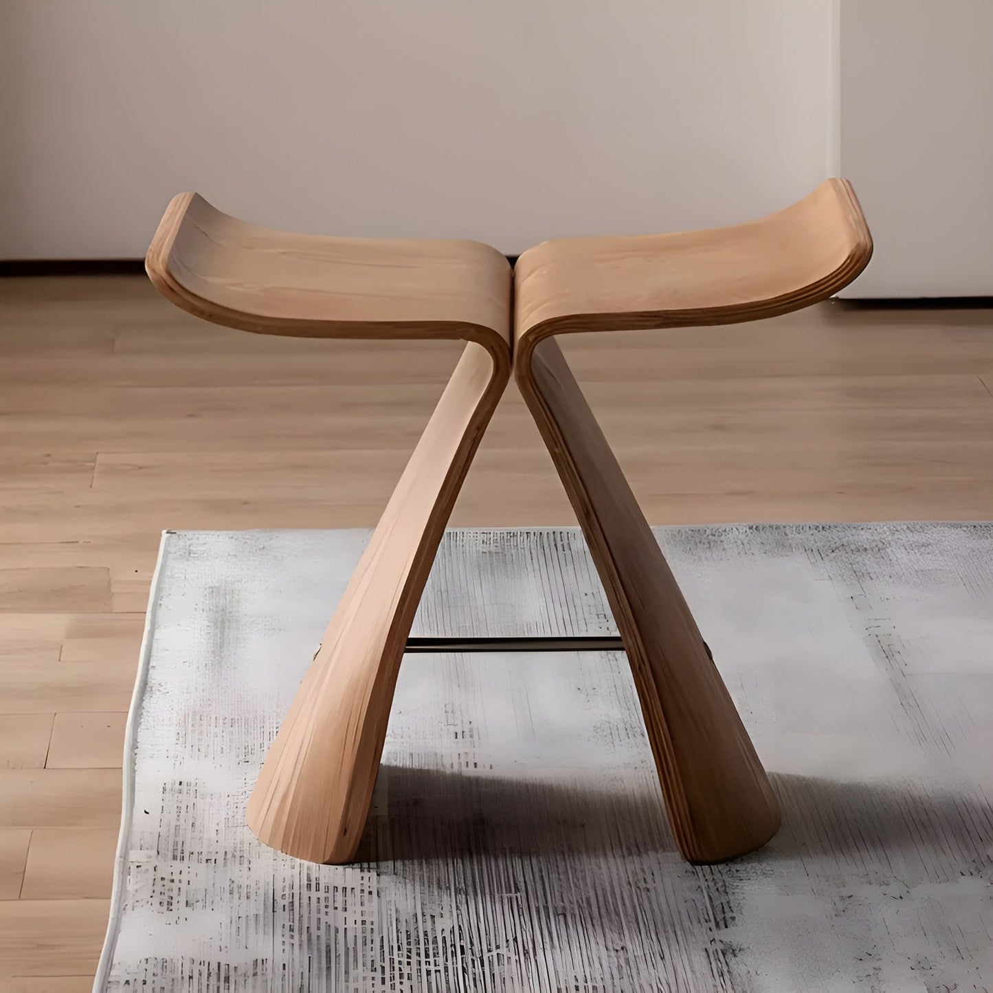 Rustic Solid Wood Handcrafted Bench – Unique Wooden Seating