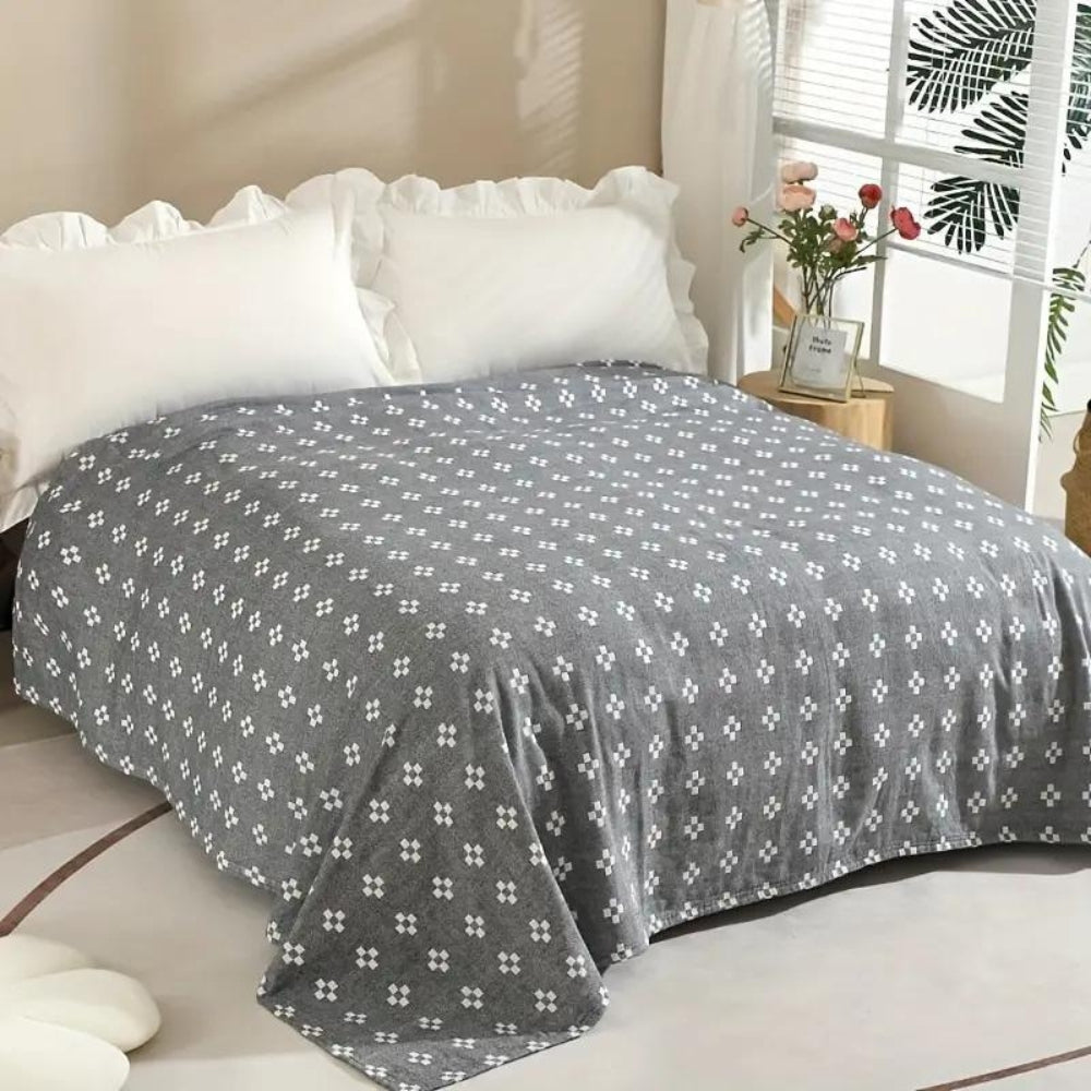 100% Cotton Diamond Dot Gauze Blanket