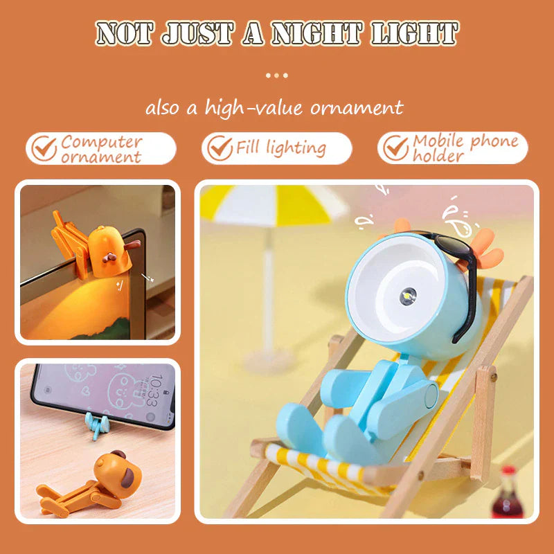 LED Cute Night Light for Kids - Soft Color Portable Nightlight