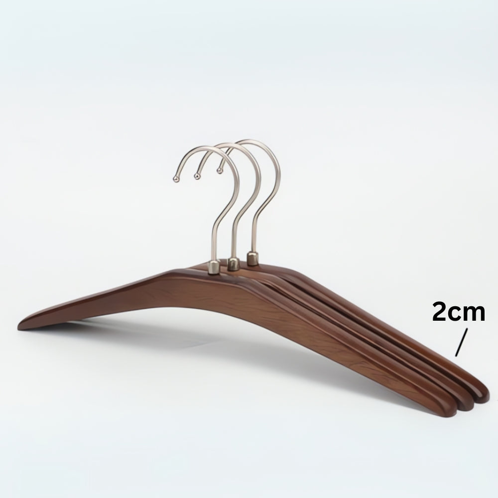 Wooden Non-Slip Clothing Hangers for Closet Organization