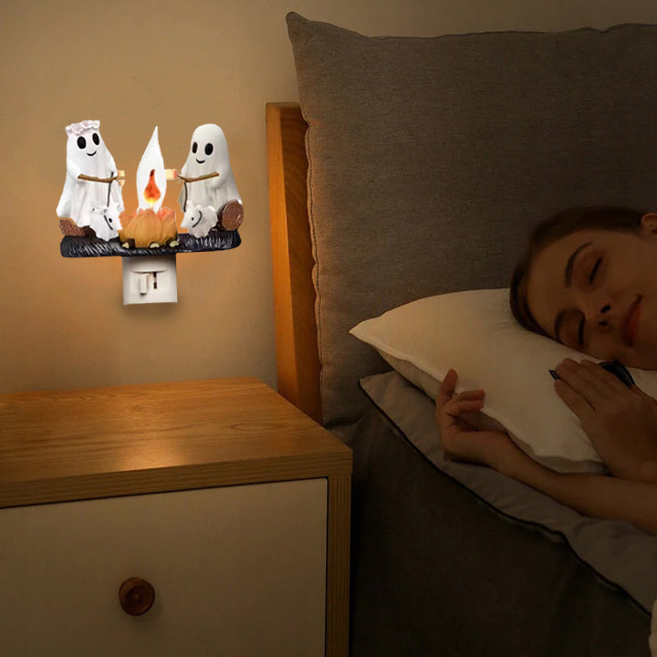 Flickering Ghost Campfire Night Light