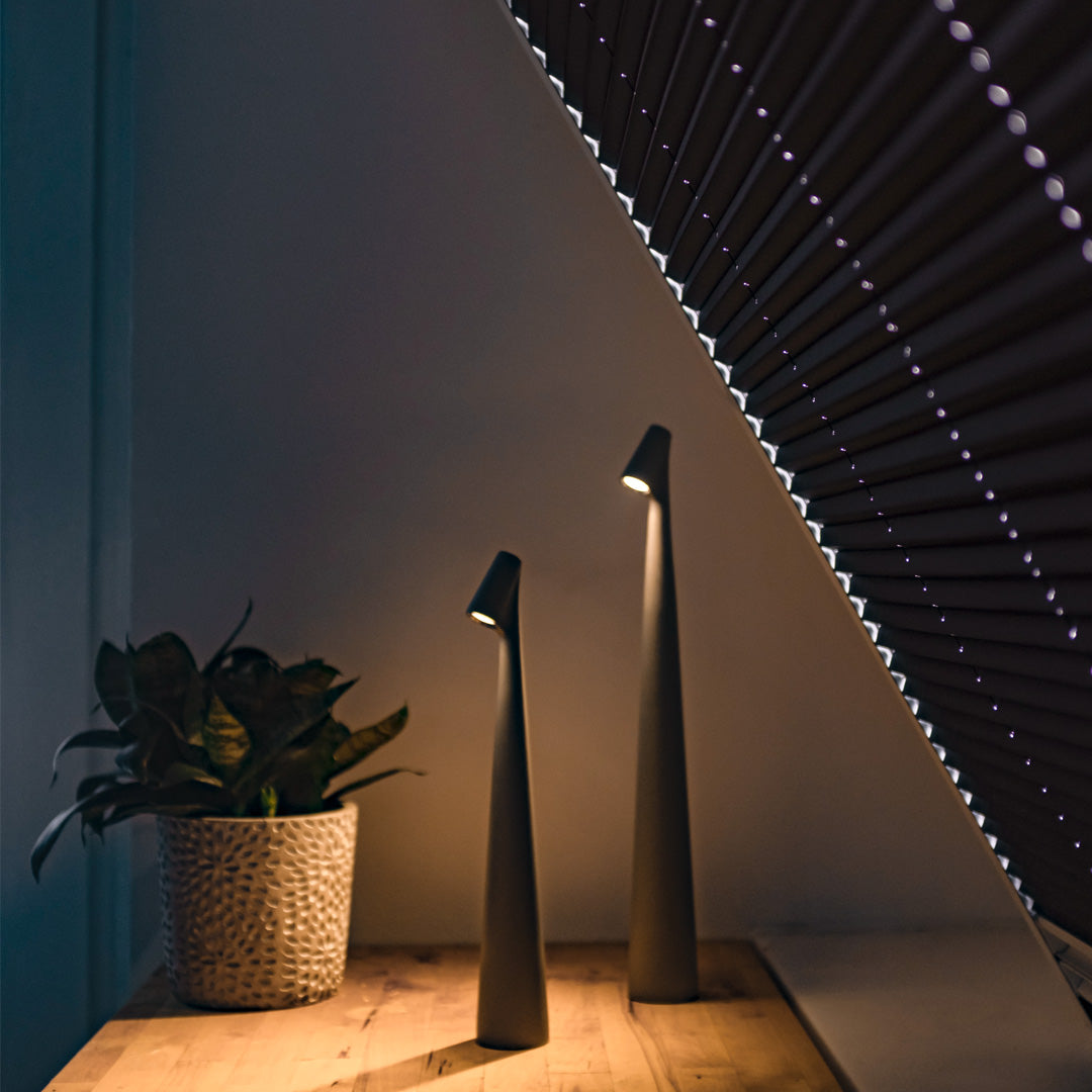 Rechargeable Modern LED Table Lamp - Cordless Metal Light