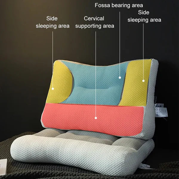 Ergonomic Orthopedic Neck Pillow for Side and Back Sleepers