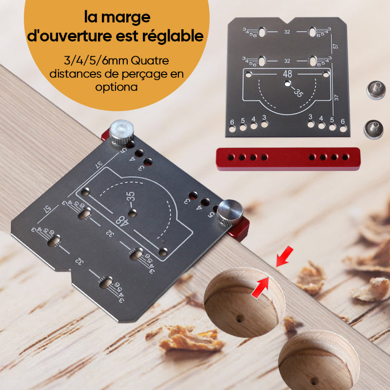 35mm Aluminum Alloy Hinge Hole Locator Tool