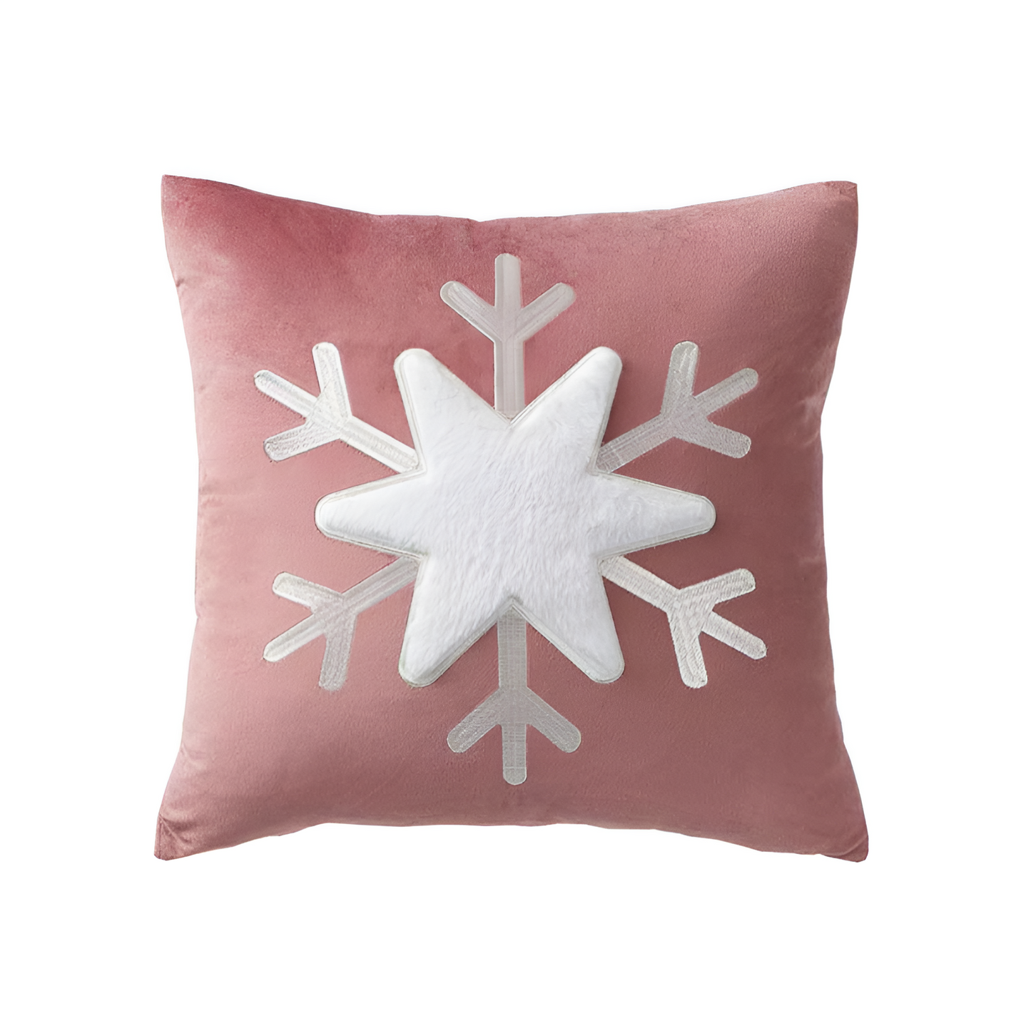 Snowflake Design Winter Pillowcase