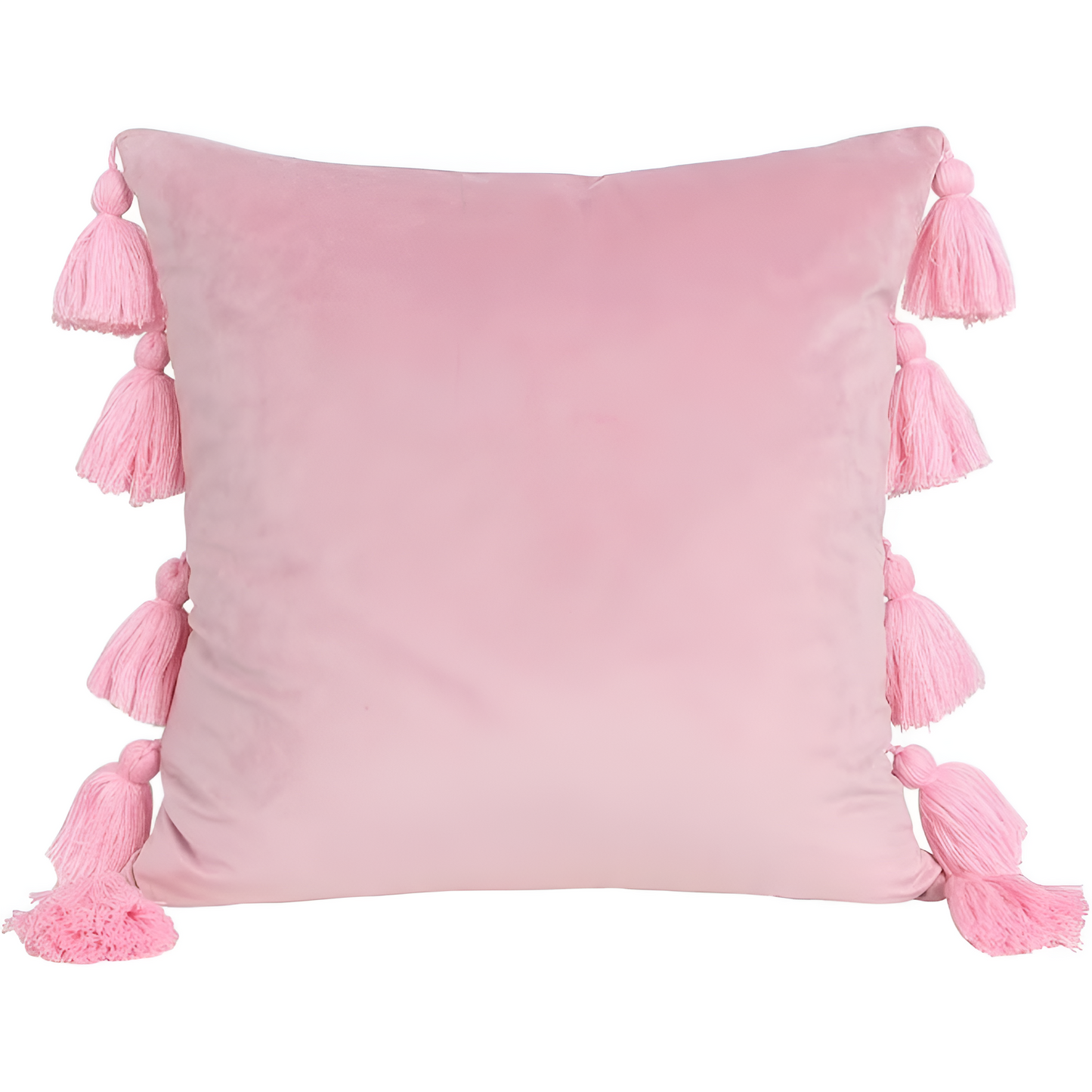 Bohemian Velvet Pompom Cushion Cover