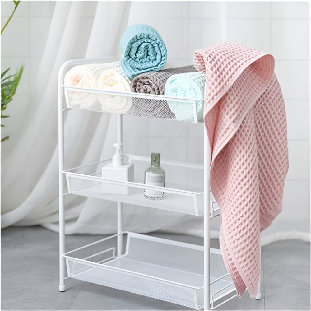 Soft Waffle Cotton Bath Towel
