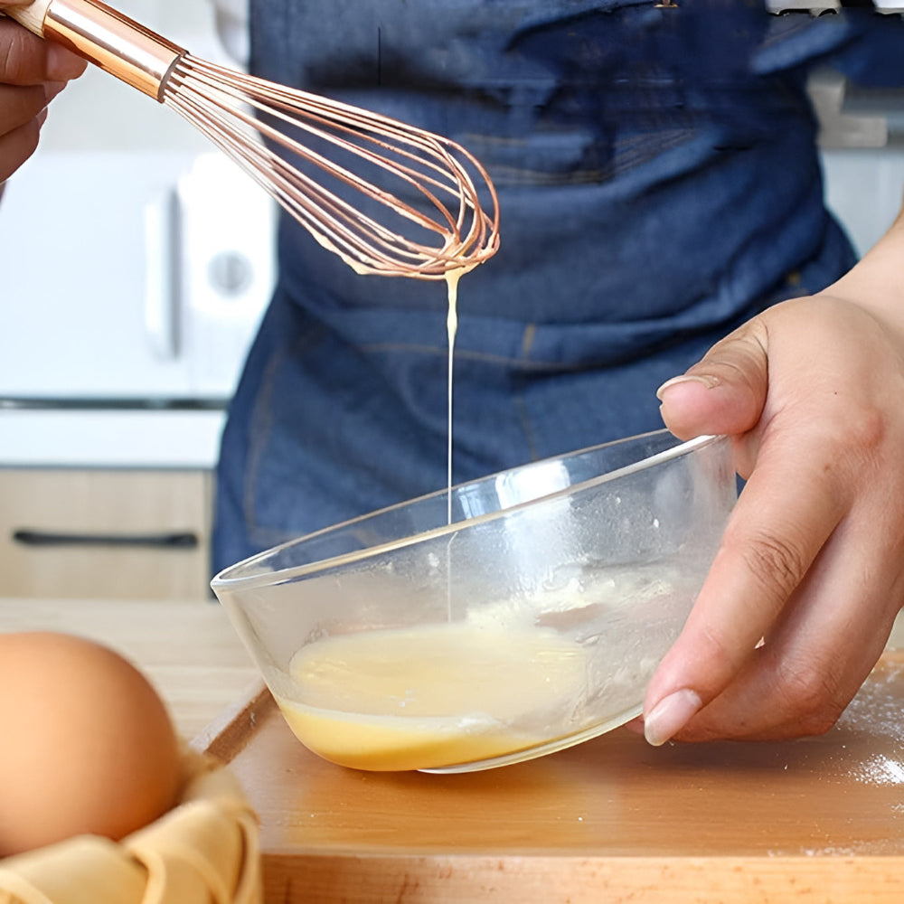 Copper Stainless Steel Whisk with Ergonomic Handle