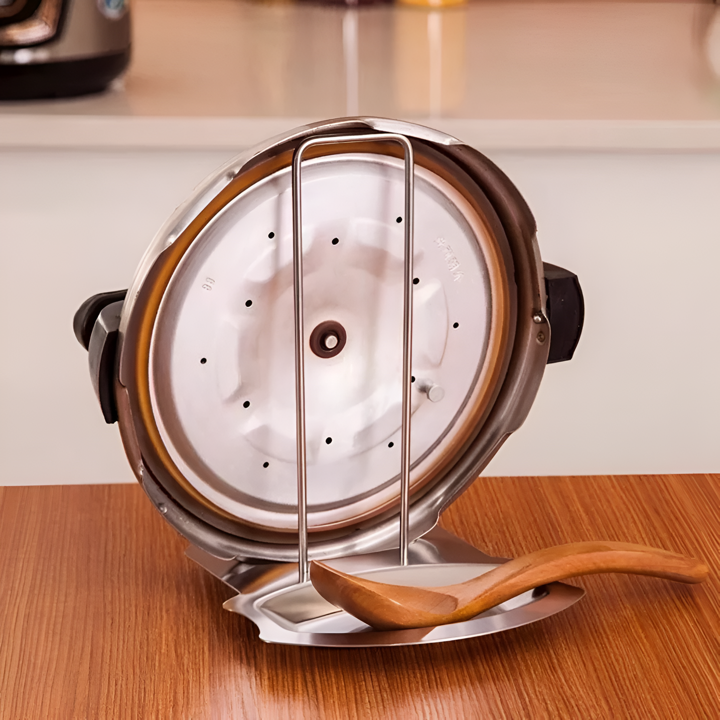 Stainless Steel Pot Lid Holder Rack