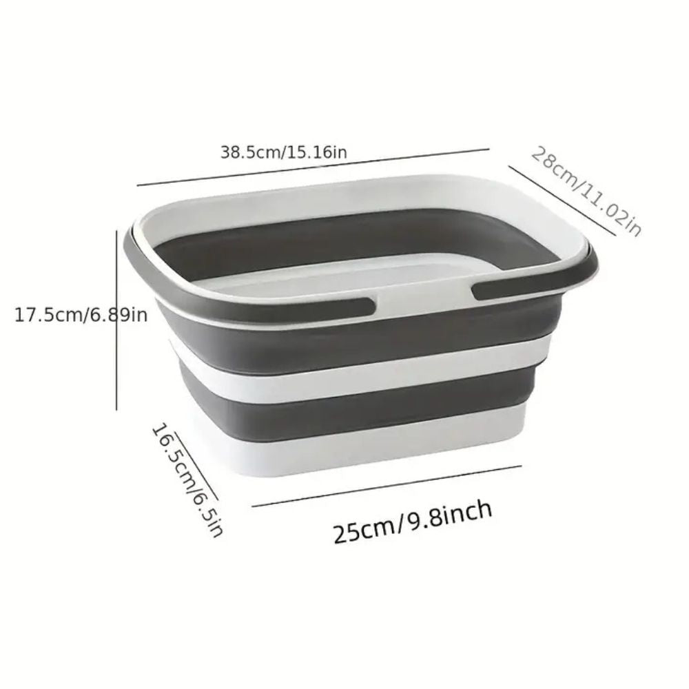 Collapsible Multi-Use Storage Basket for Camping and Home