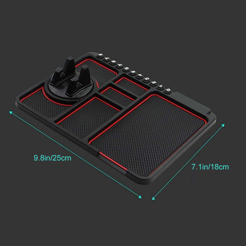 Non-Slip Silicone Car Dashboard Pad for Phones and Accessories