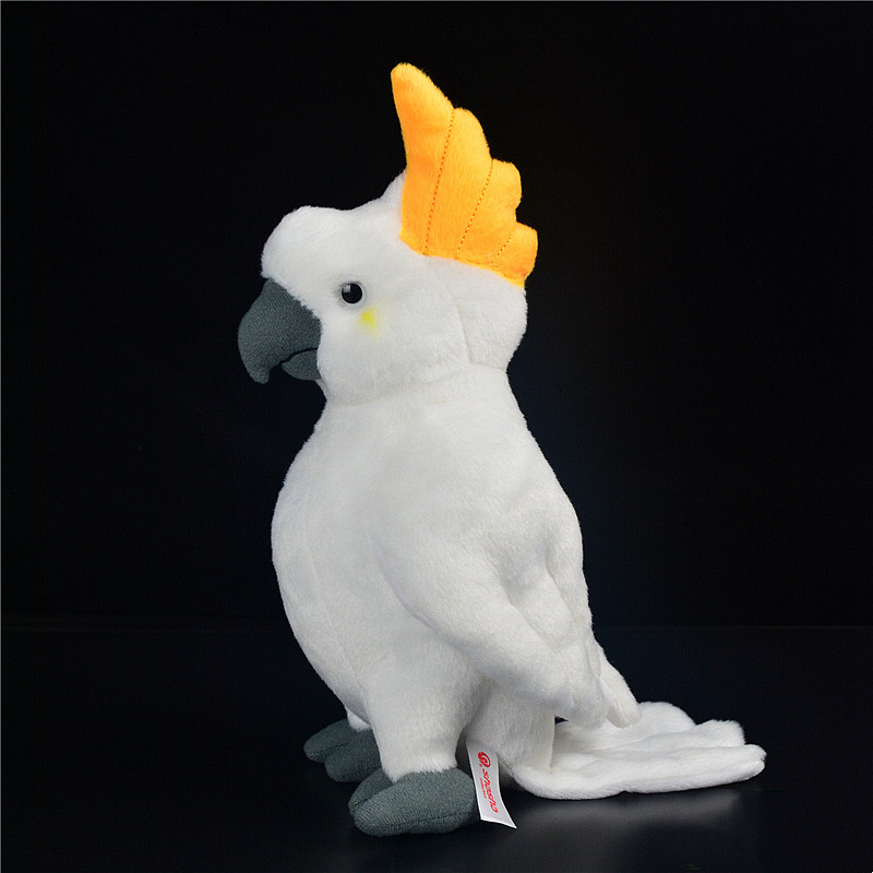 White Cockatoo Plush Stuffed Animal Toy