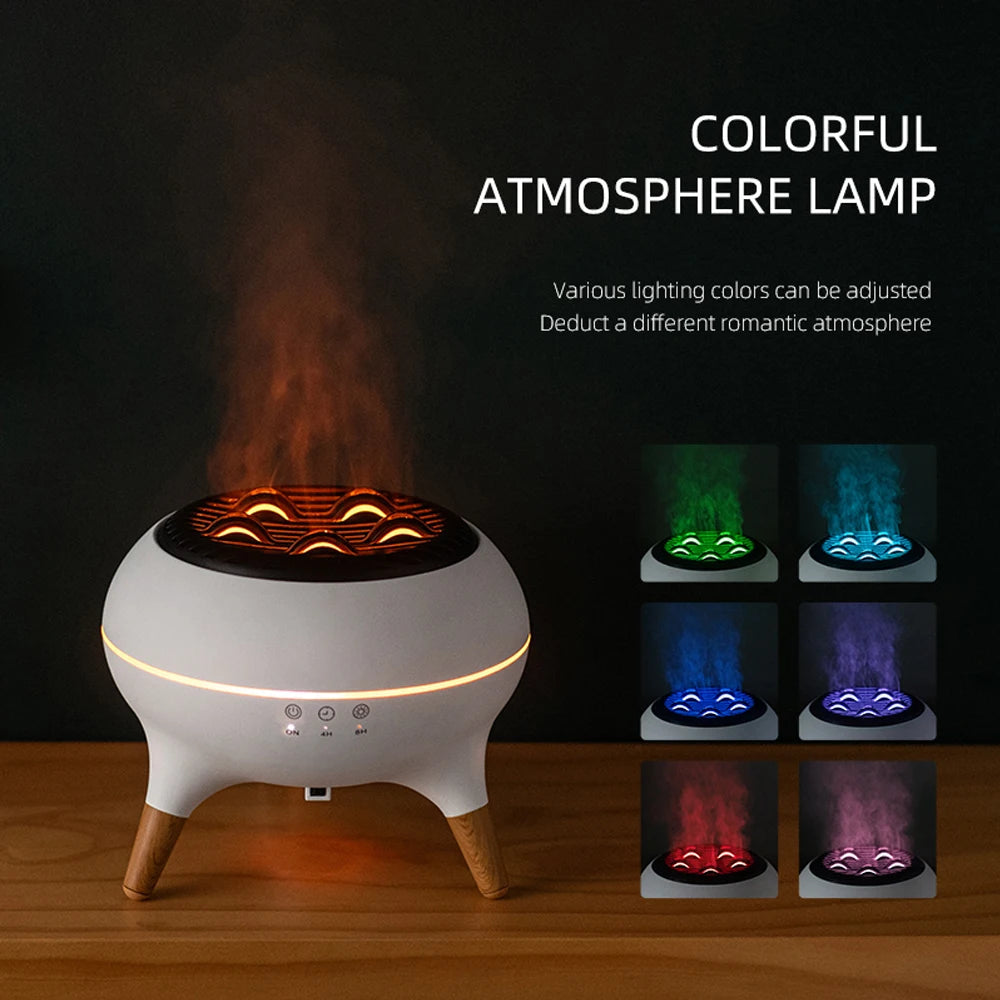 Dynamic Jellyfish Aroma Diffuser with LED Lighting