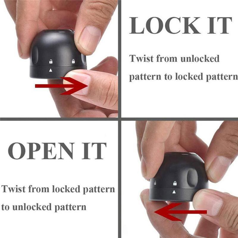 Reusable Silicone Wine and Champagne Bottle Stopper with Twist-Lock Seal