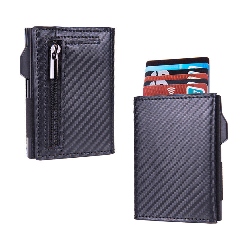 Automatic RFID-Blocking Side-Slider Card Holder