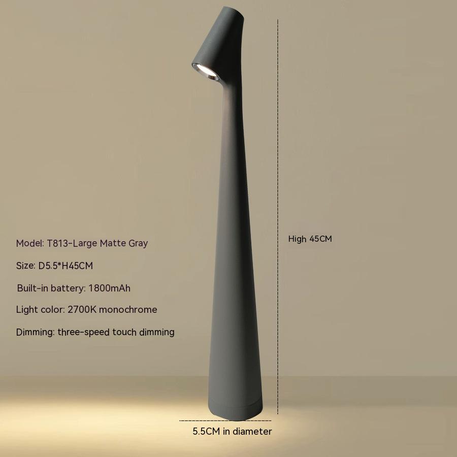 Rechargeable Modern LED Table Lamp - Cordless Metal Light