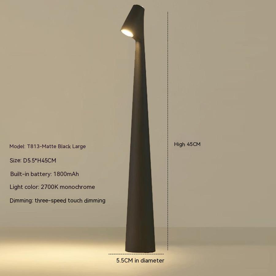 Rechargeable Modern LED Table Lamp - Cordless Metal Light