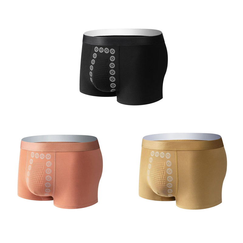 Men's Magnetic Massage Support Underwear with Ergonomic Fit