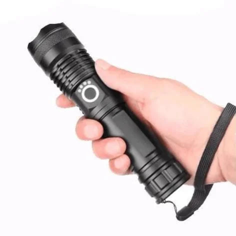 90000 Lumens Rechargeable XHP50.2 LED Flashlight