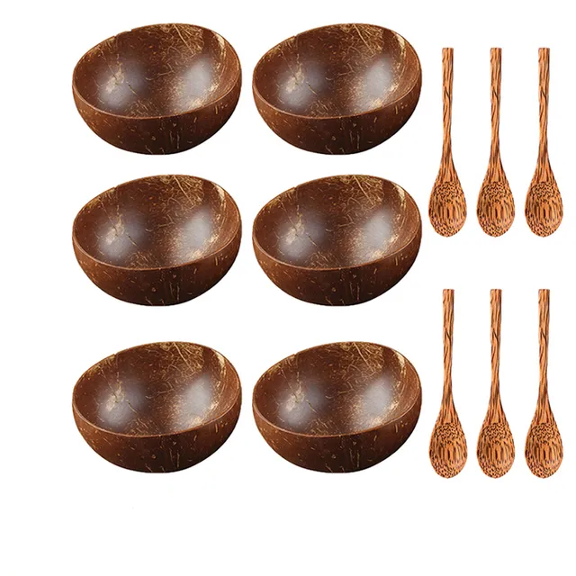 Eco-Friendly Japanese Wooden Ramen Bowl Set