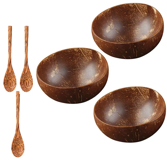 Eco-Friendly Japanese Wooden Ramen Bowl Set