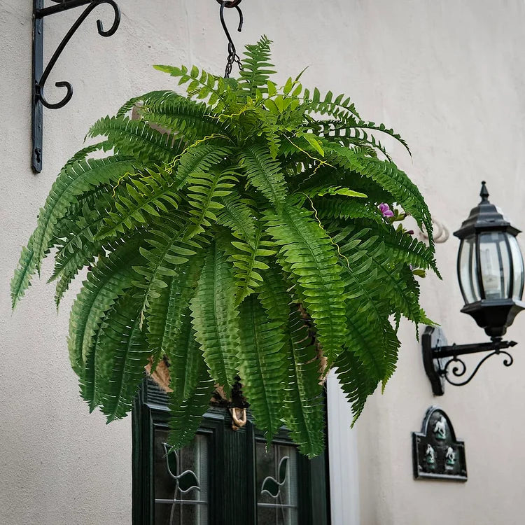 Lifelike UV-Resistant Artificial Boston Fern Plant
