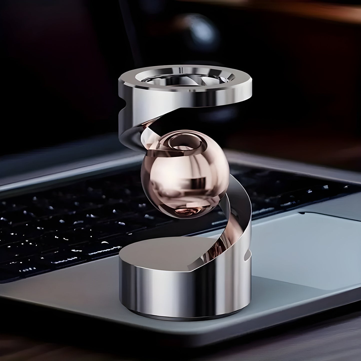 Decorative Metal Floating Gyroscope Fidget Spinner
