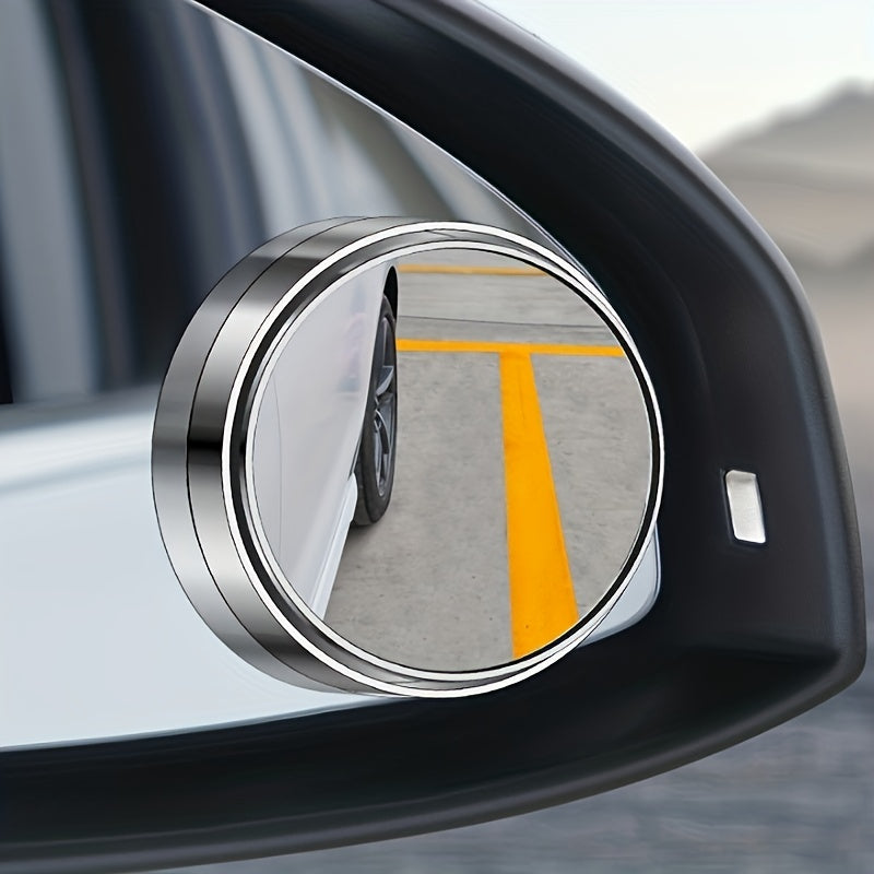 Wide-Angle Blind Spot Mirrors with 360° Adjustable Design