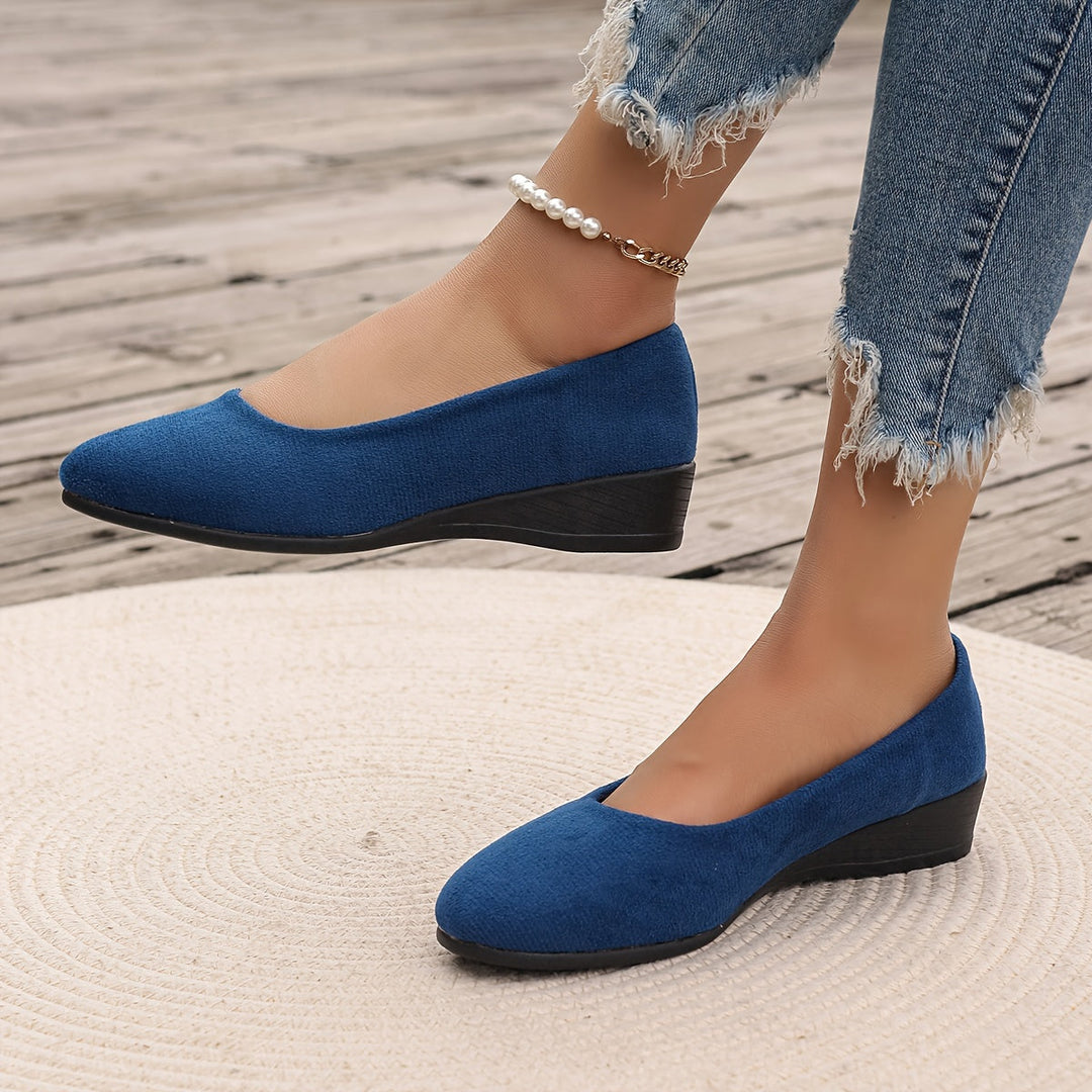 Éliane | Comfortable Wedge Heel Flats